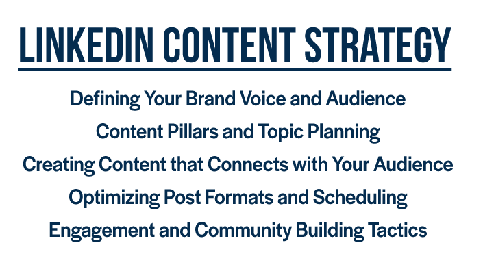 LinkedIn Content Strategy LinkedIn Content Strategy