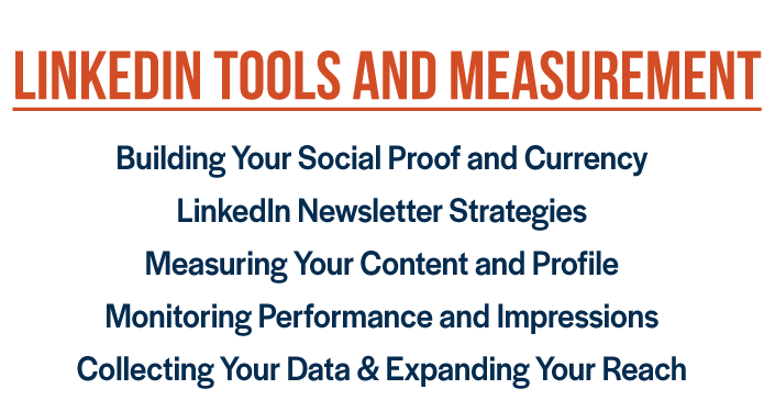LinkedIn Tools and Measurement