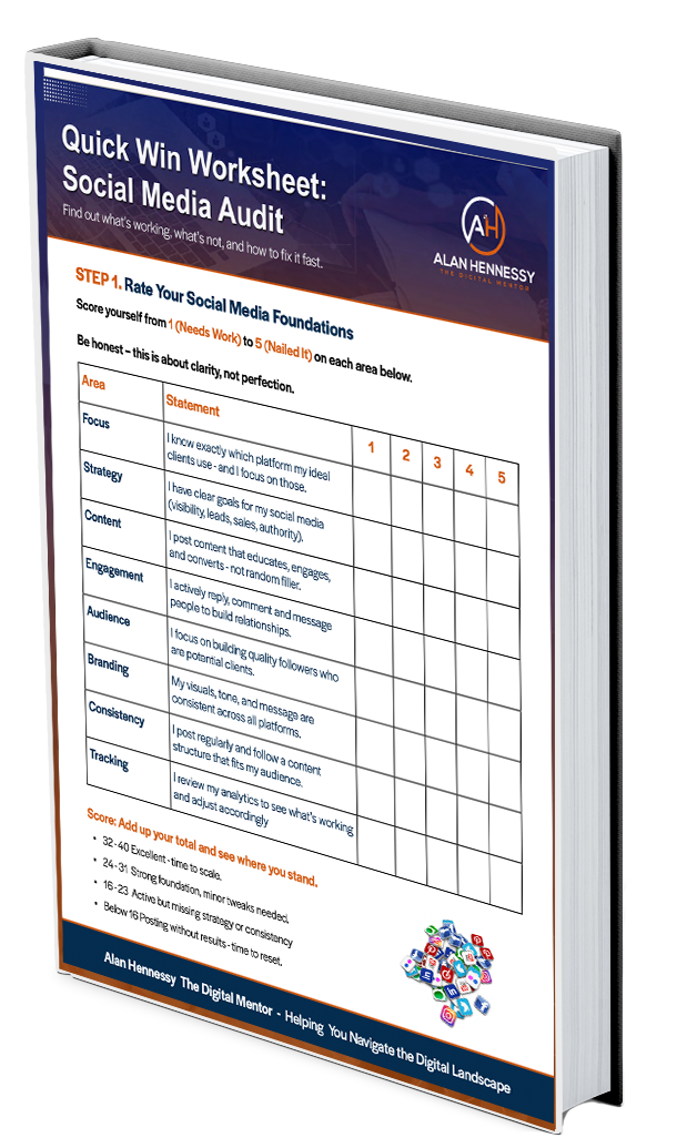 Quick Wins Worksheet Social Media Audit