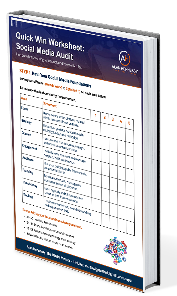 Quick Wins Worksheet Social Media Audit